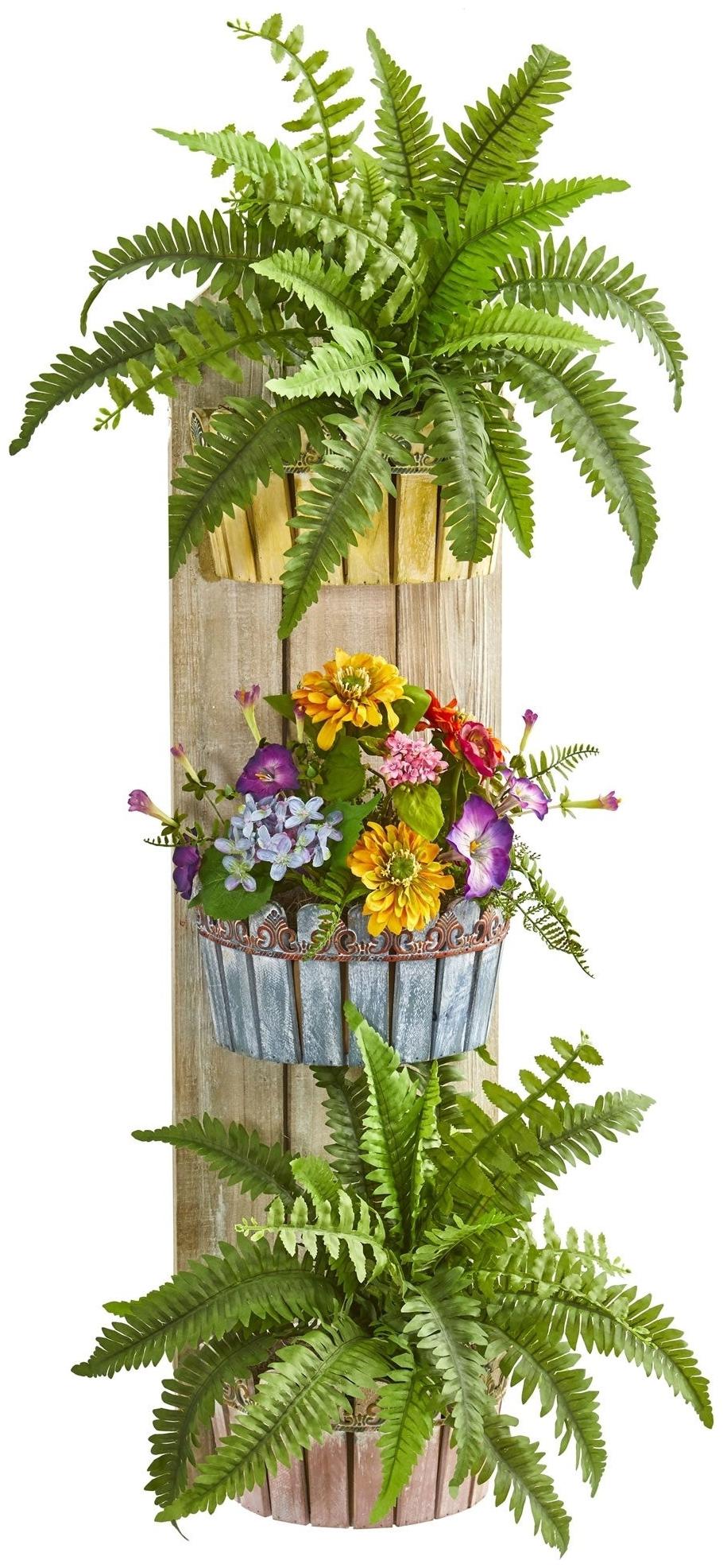 

Nearly Natural Mixed Floral and Fern 39-inch Artificial