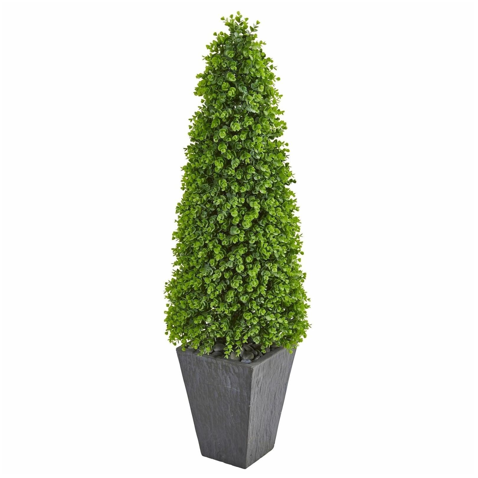 

Nearly Natural 57-inch Eucalyptus Topiary Artificial Indoor
