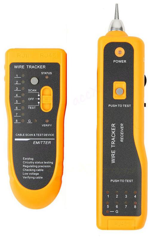 

Network Cable Tester Hunt Wire Sort USB Cable Coaxial Cat-5e 6 RJ45 RJ11 LAN