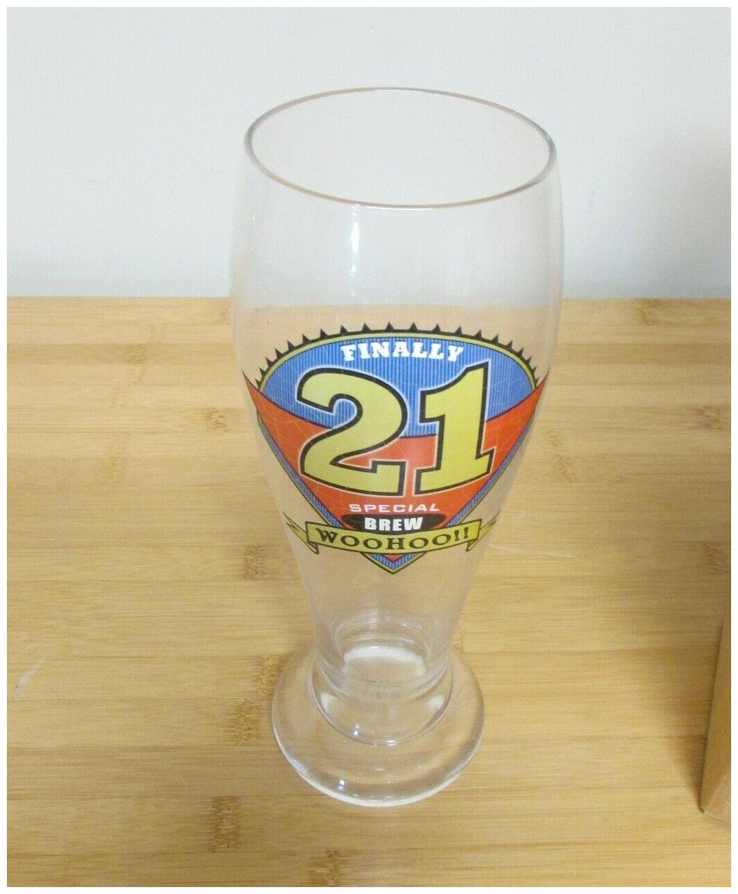 

NEW Beer Brew Crew By Barbara Boros Finally 21 Pilsner Glass Pub Coaster