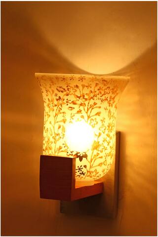 Somil New Designer Decorative Glass Wall Lamp Light With Unique Stylish Fitting And All Fitting & Fixture