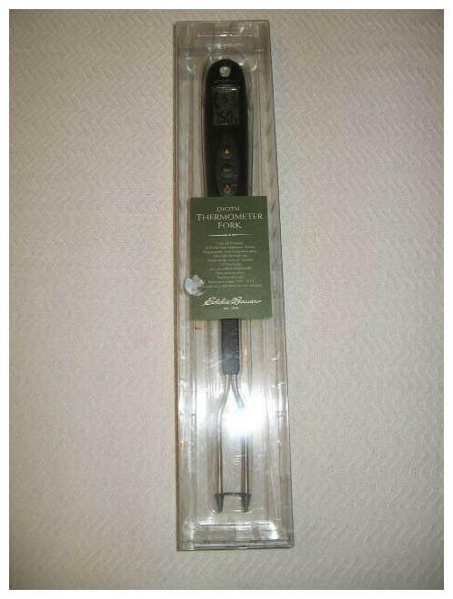 

NEW EDDIE BAUER DIGITAL LED LIGHTED THERMOMETER BBQ BARBEQUE GRILL FORK