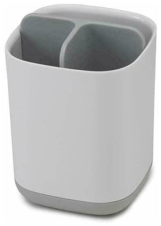 

NEW Joseph Joseph Bathroom Easy-Store Toothbrush Caddy White Grey