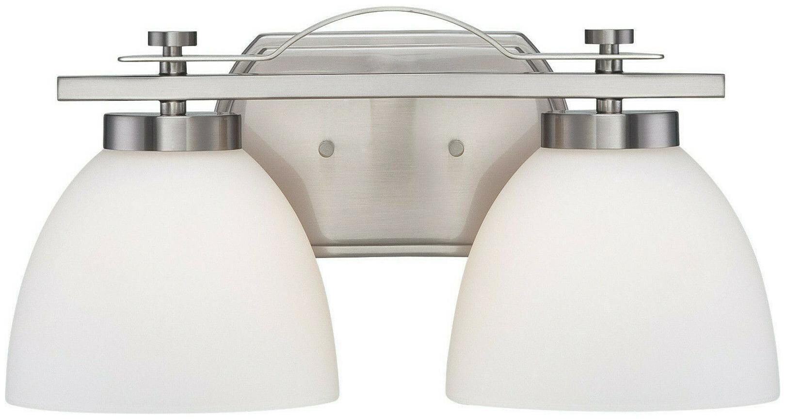 

NEW Nuvo Bentley Collection 2-Light Vanity Light Brushed Nickel Finish 6