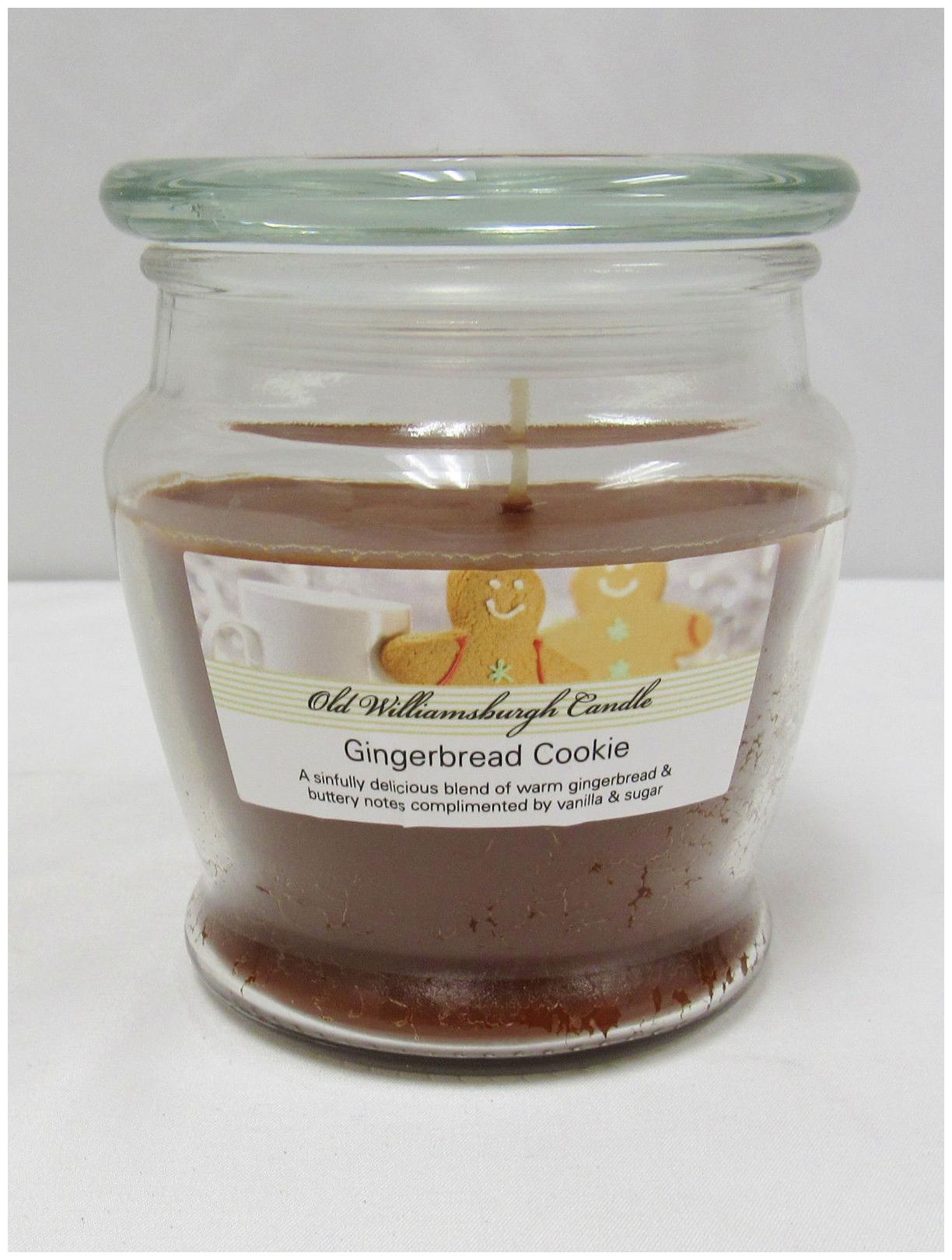 

New Old Williamsburgh Candle Gingerbread Cookie Scented Holiday Candle - 8 Ounce