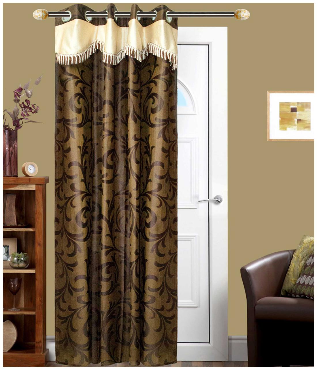 

Newladieszone Brown Polyester Door Curtain