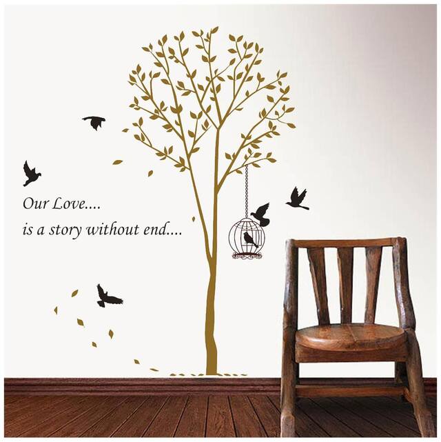 NewWayDecals wall sticker Wonderfull Tree with bird