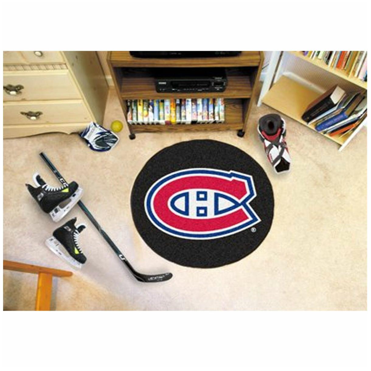 

NHL - Puck Mat 27 Inch Diameter Non Skid Rug Mat Floor Protector NWT