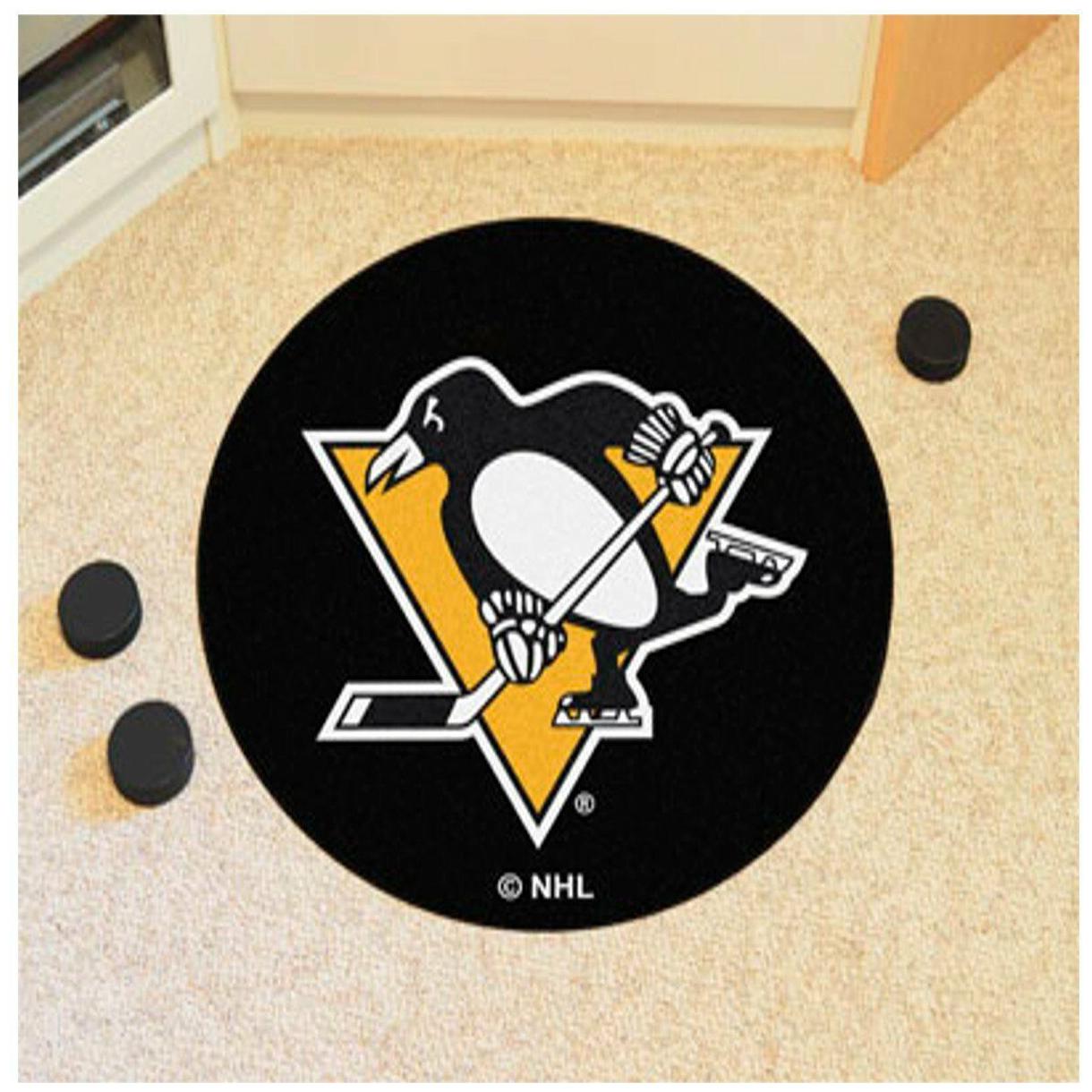 

NHL - Puck Mat 27 Inch Diameter Non Skid Rug Mat Floor Protector NWT