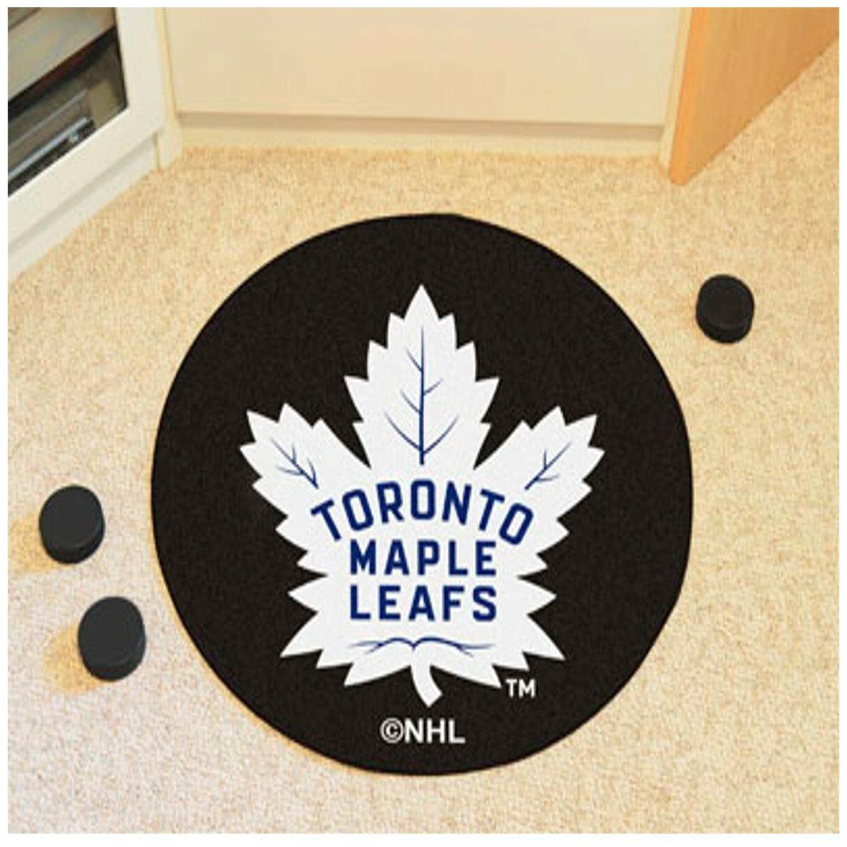 

NHL - Puck Mat 27 Inch Diameter Non Skid Rug Mat Floor Protector NWT