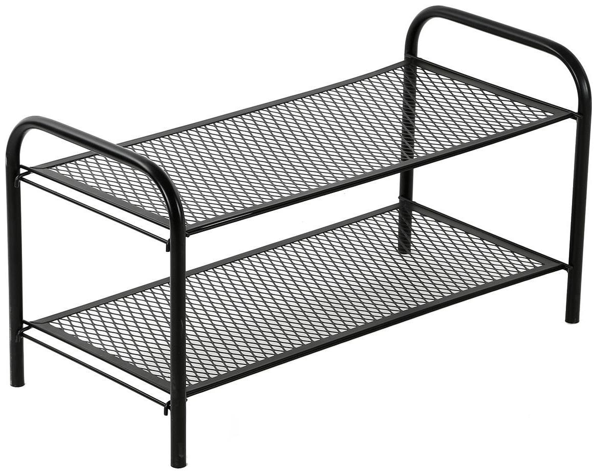 

NHR Premium Quality Powder Coated 2 -Tier Mesh Shoe Rack