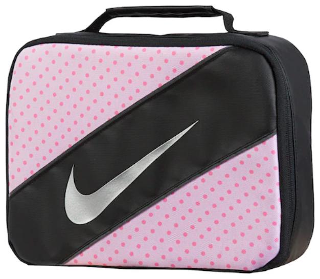 

Nike Reflect Pink Dot Lunch Box Large Rectangular With Inside Thermos Strap