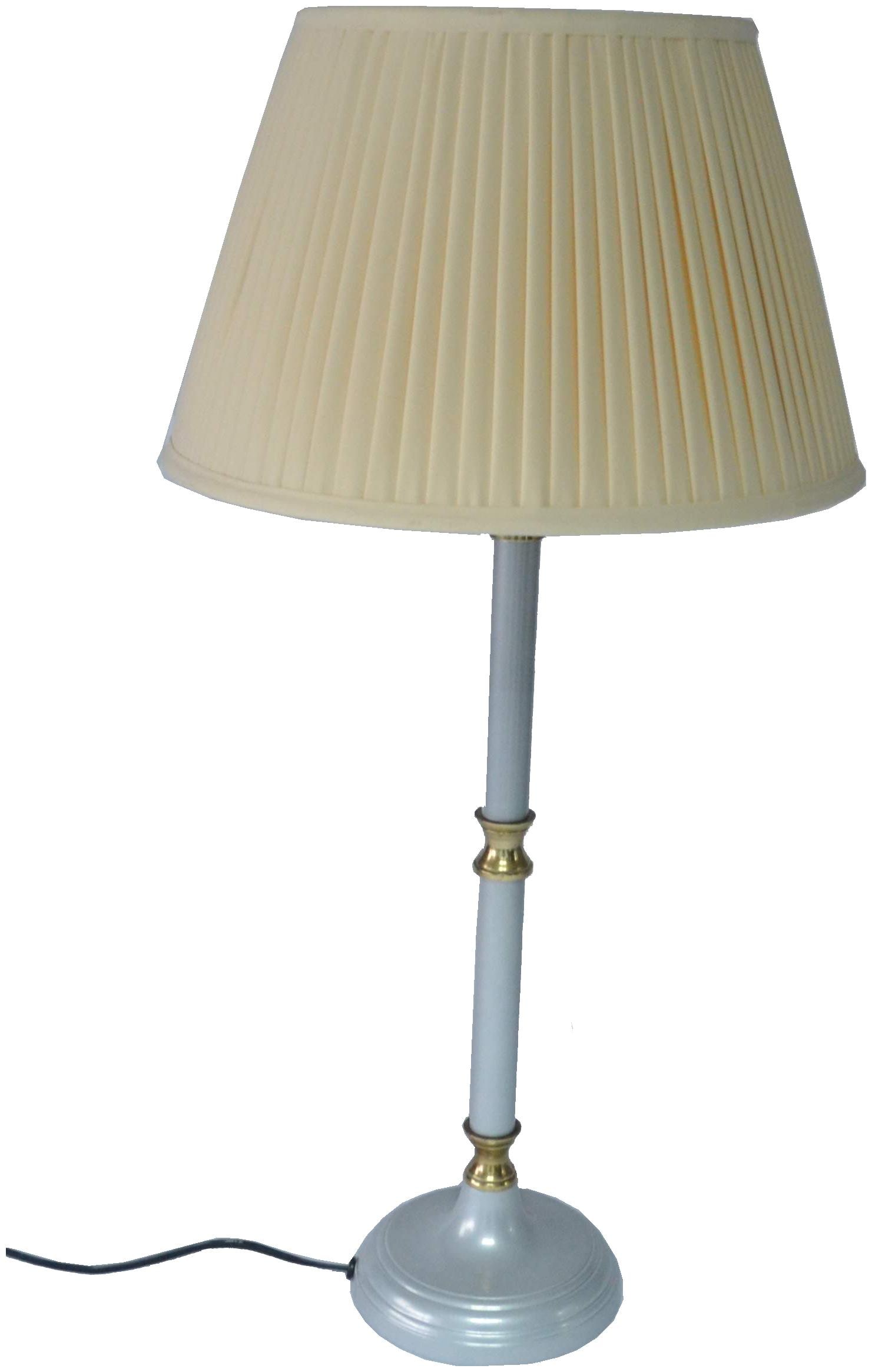 

Nikita Lighting Aluminium Table Lamp With Cream Pleated Shade