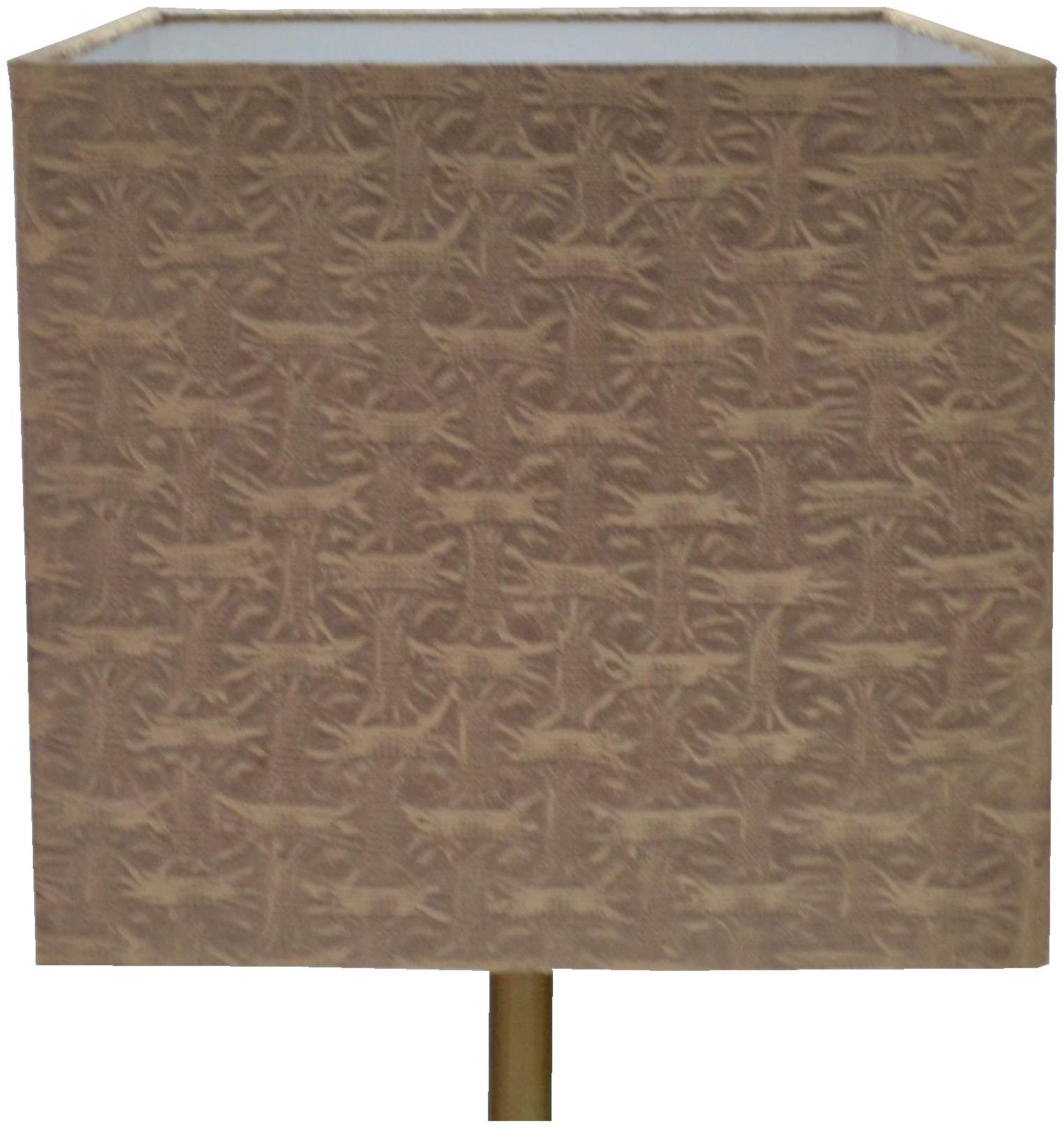 

Nikita Lighting Brown Cube Hardback Lamp Shade