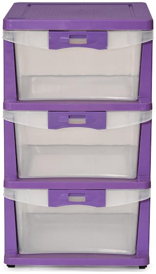 Buy Nilkamal Chester 23 Series Plastic Three Drawer Cabinet Online