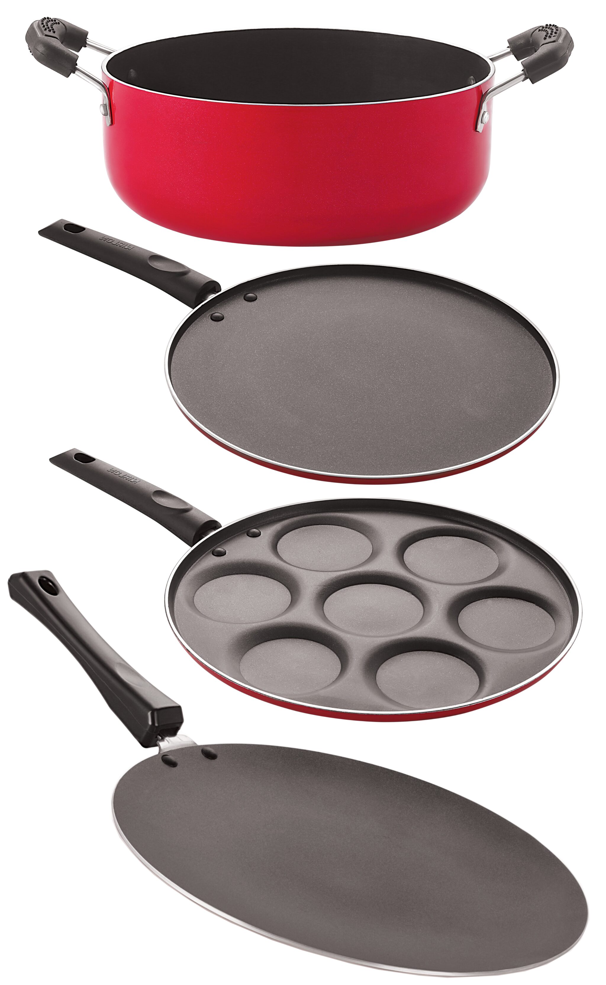 

NIRLON Kitchen Non Stick Cookware Gift 4 pcs Sets