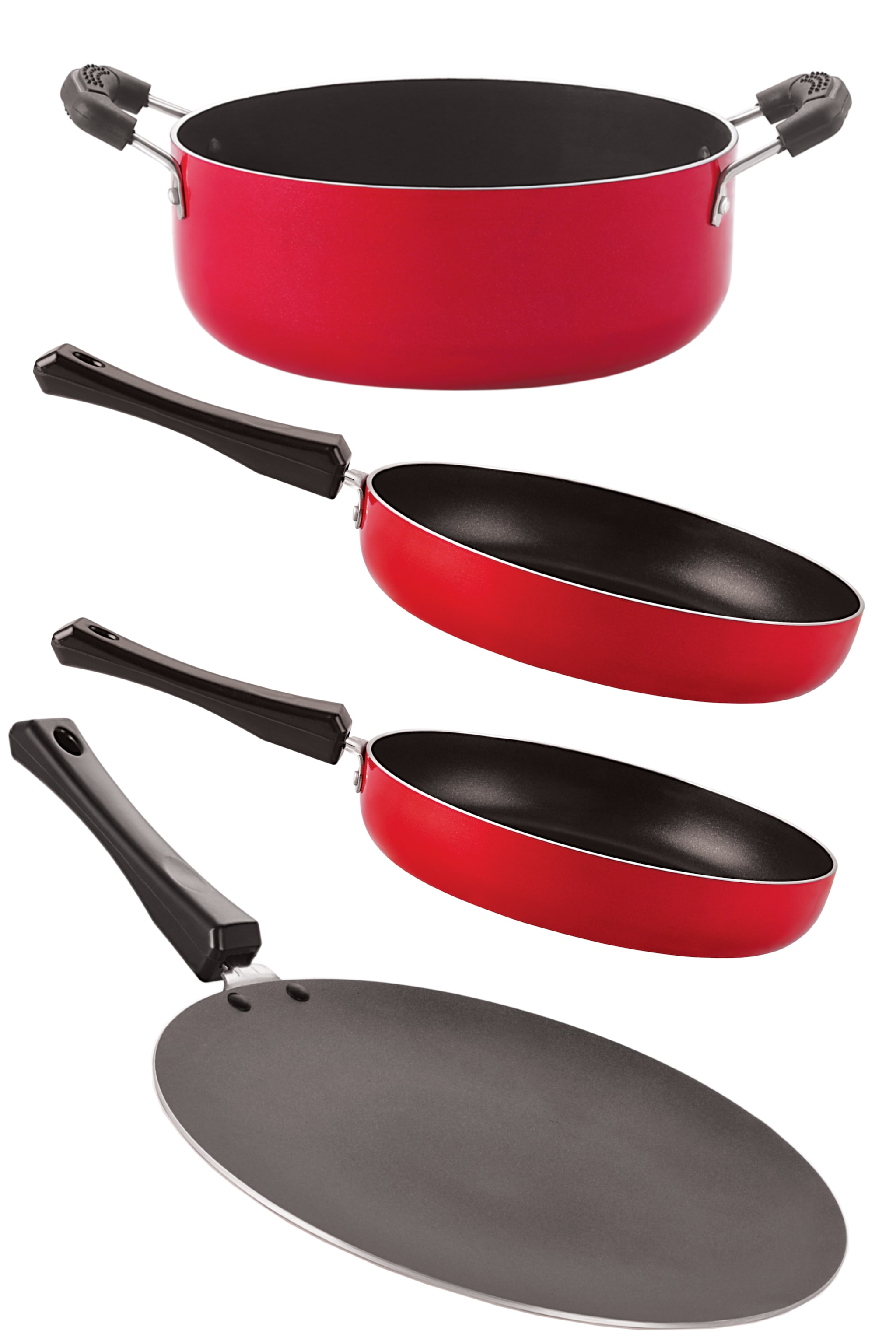 

NIRLON Kitchen Non Stick Cookware Combo Sets 4 Piece