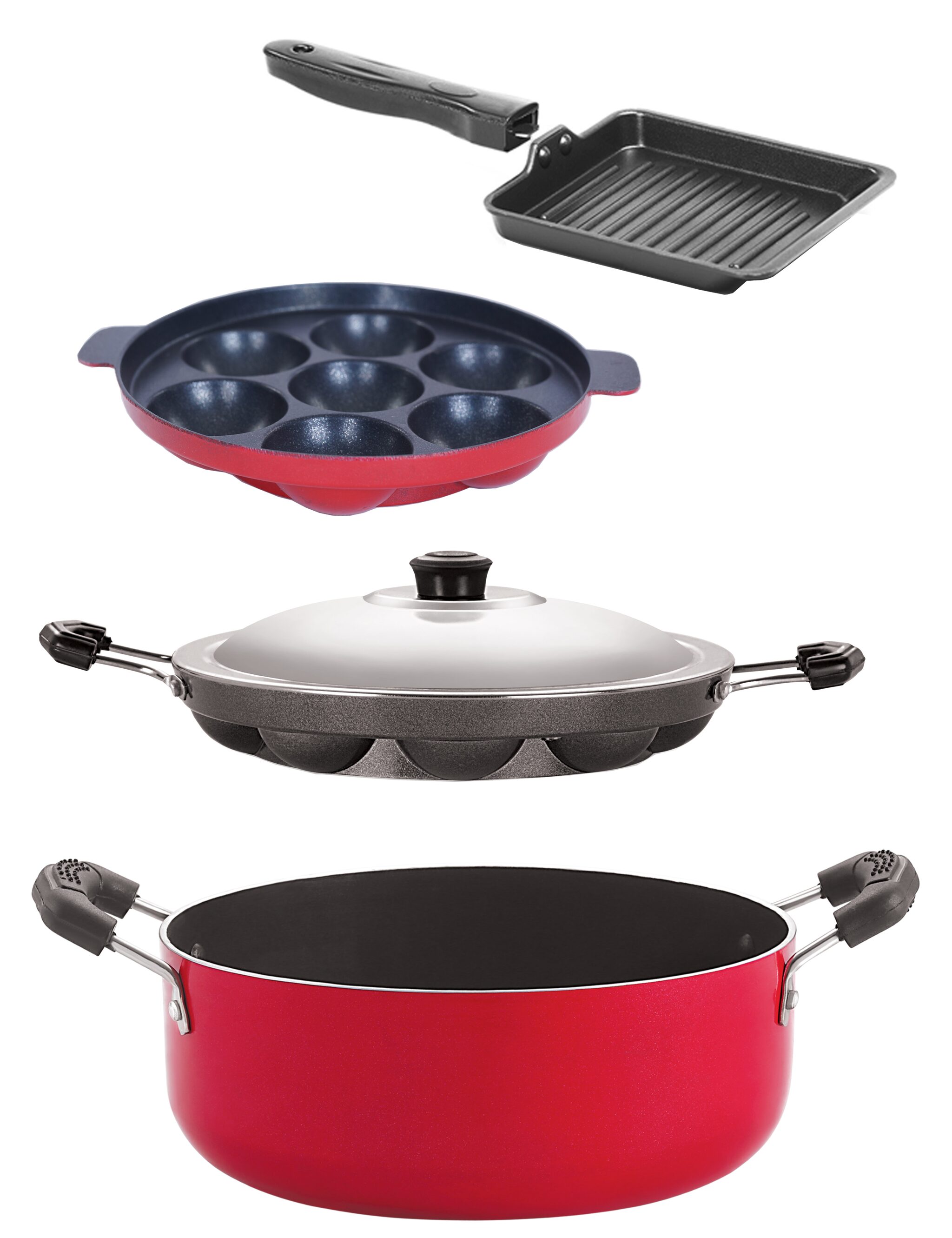 

Nirlon Non-Stick Kitchenware Cooking Utencil Combo Set