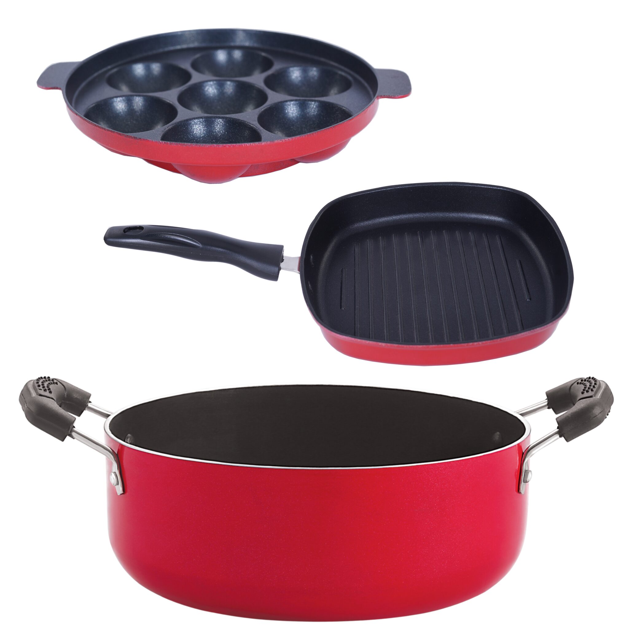 

Nirlon Non-Stick Aluminium Cookware Combo Gift Set