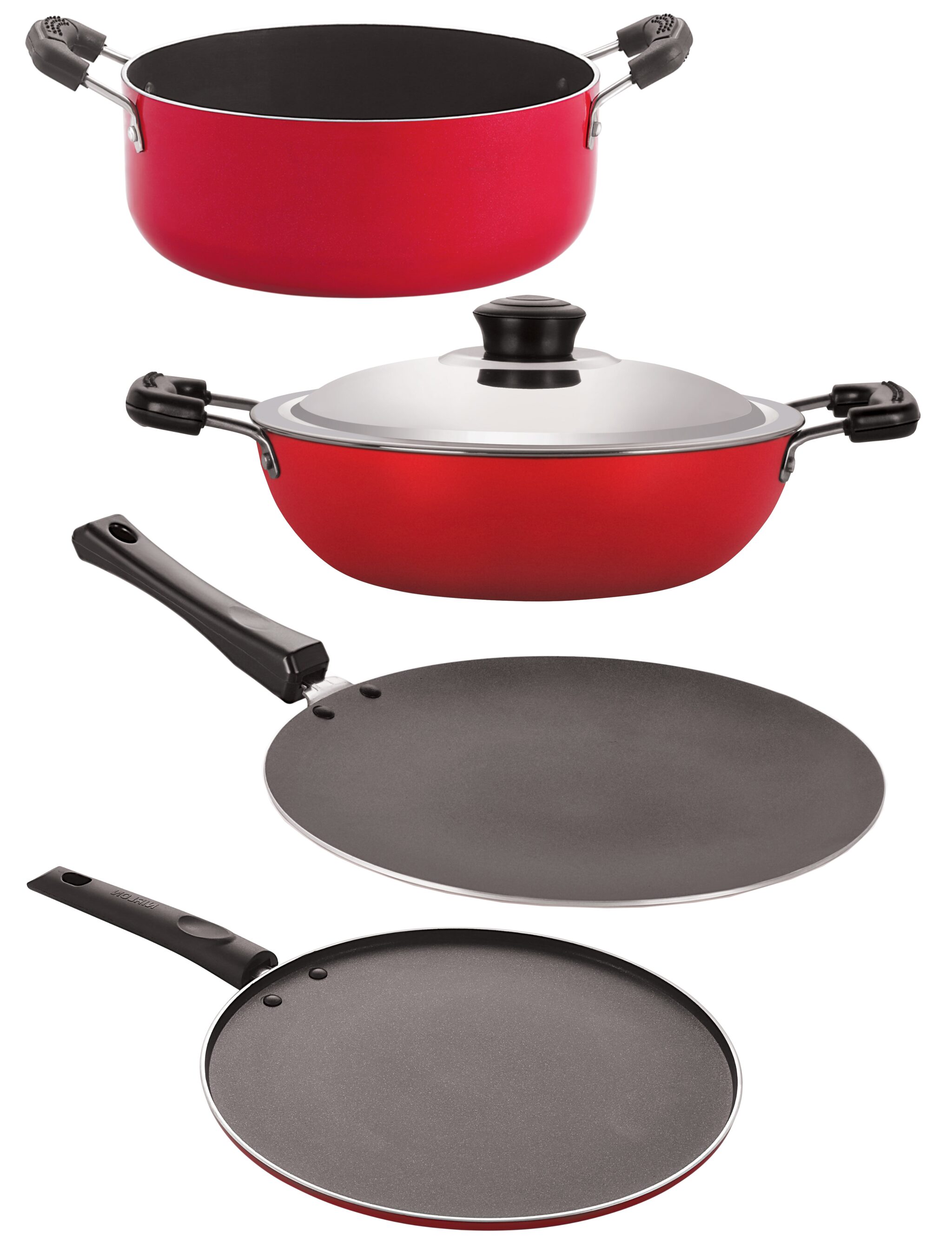 

Nirlon Non-Stick Kitchen Cooking Combo Item 4pcs