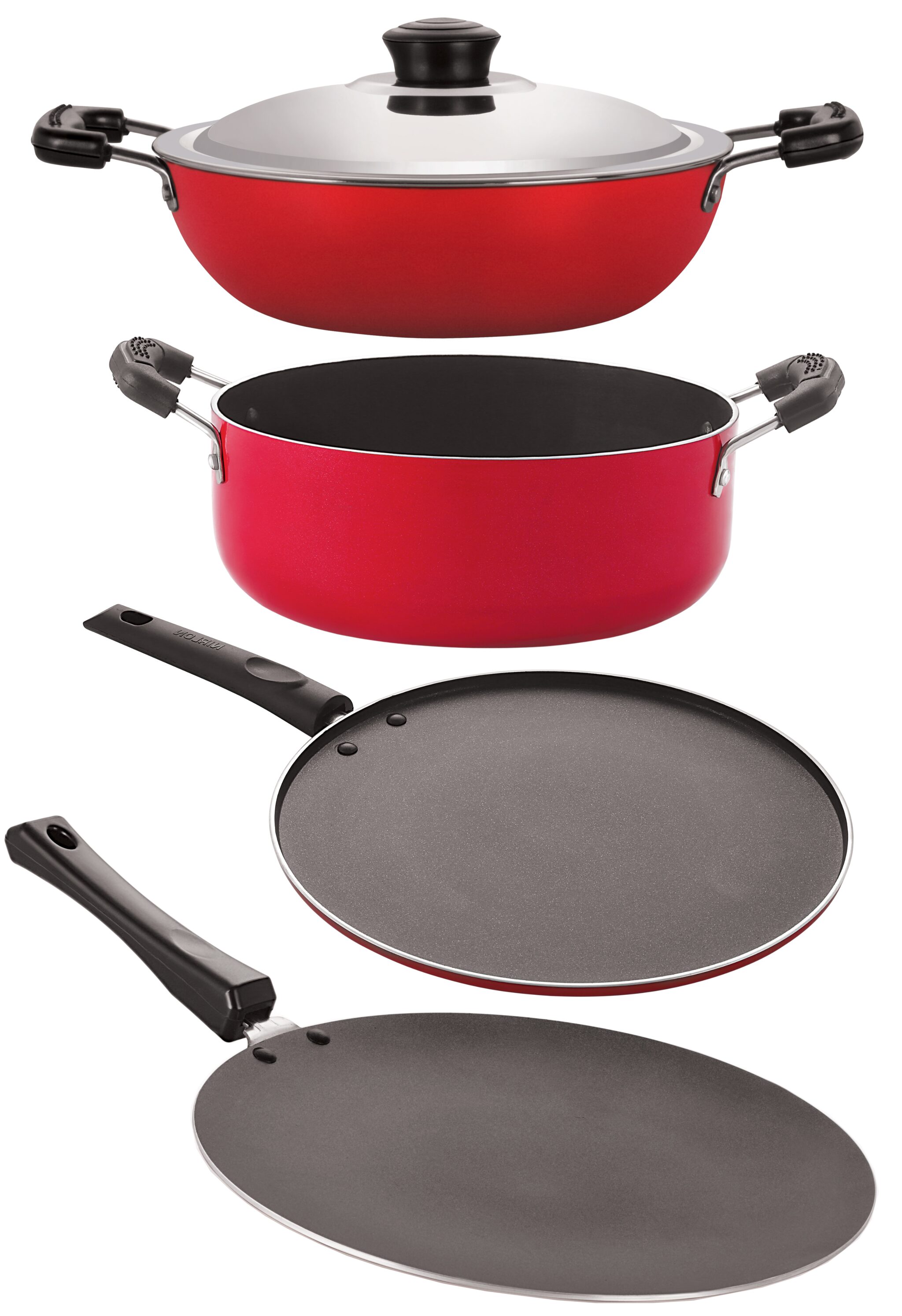 

Nirlon Non Stick Kitchenware Cooking Utencil Combo 4 pcs Set