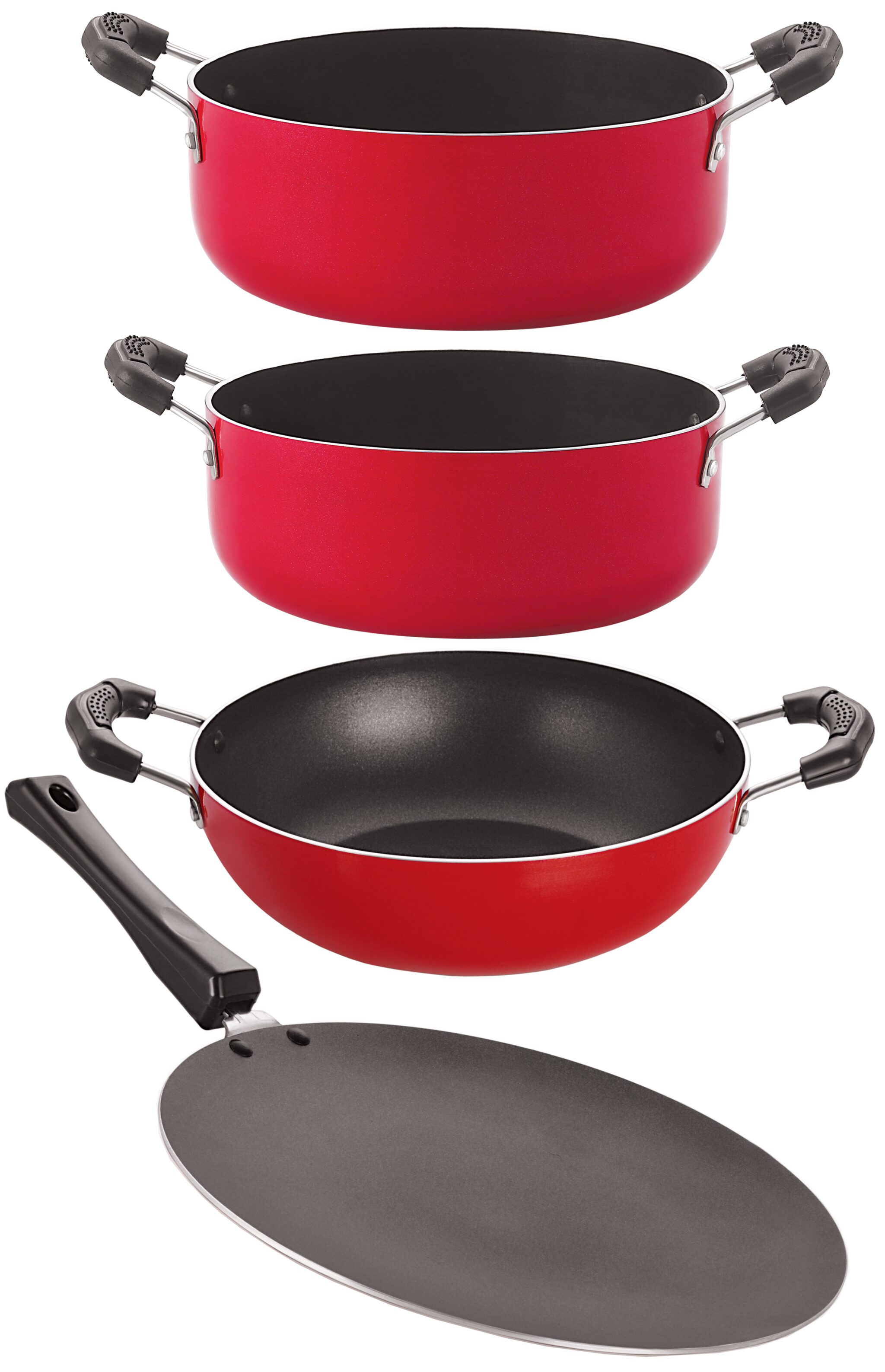 

Nirlon non stick cookware sets combo for wedding gift