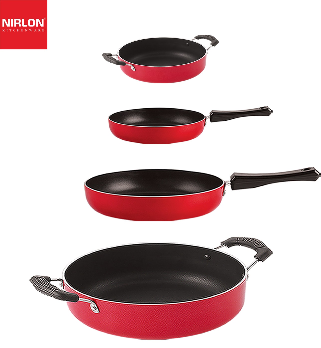 

Nirlon Non stick Kitchenware Cooking Utencil Gift Set of 4 pcs