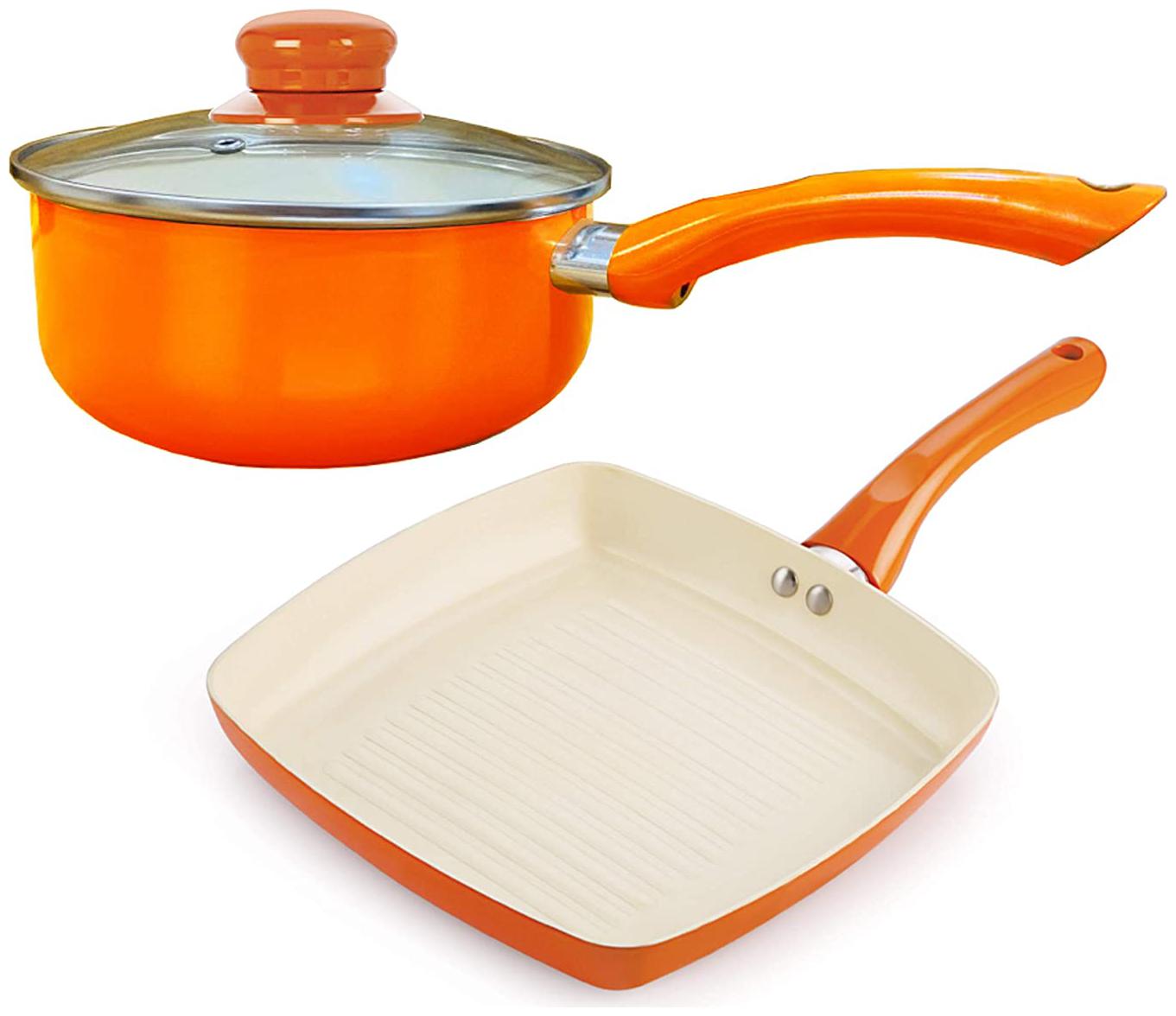 

Nirlon Non Stick Aluminium Induction Cookware Set (Set of 3)