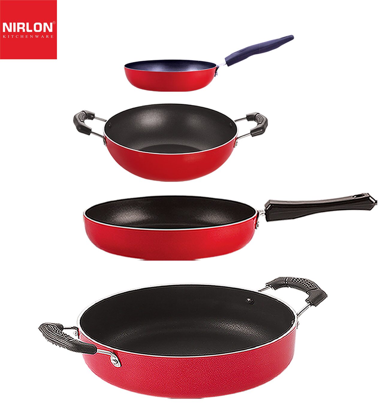 

Nirlon Non-Stick Aluminium Cookware Gift Set of 4 pcs
