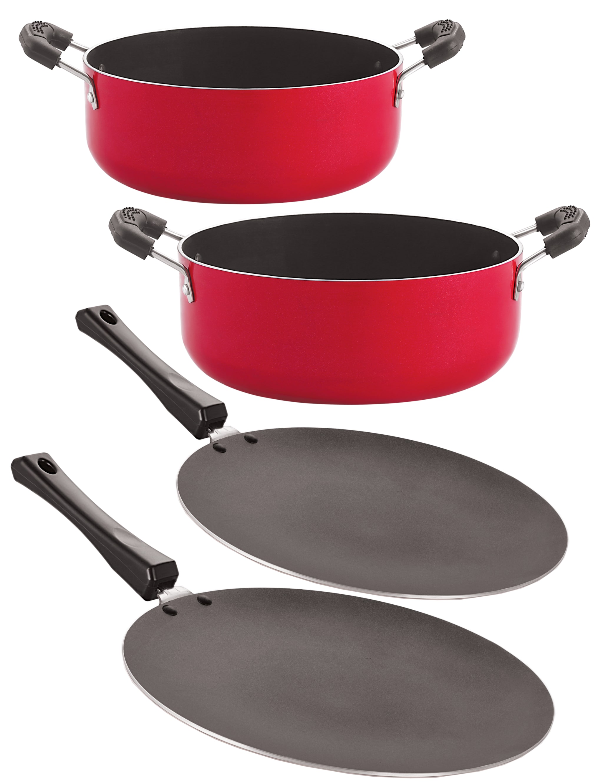 

Nirlon Non-Stick Coated Dishwasher Safe 4 Piece Aluminium Kitchen Utencils Combo Set