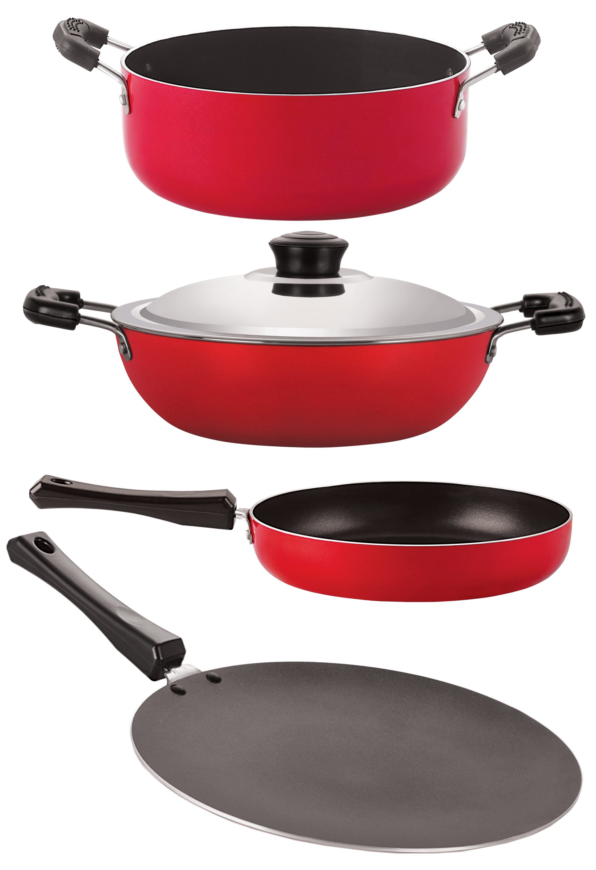 

Nirlon Non stick Kitchenware Cooking Utencil Gift Set 4 pcs