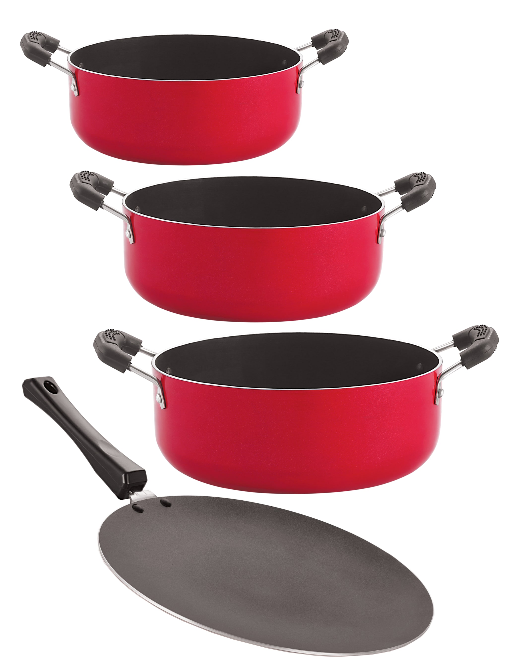 

Nirlon Non-Stick 4-Piece Cookware Set