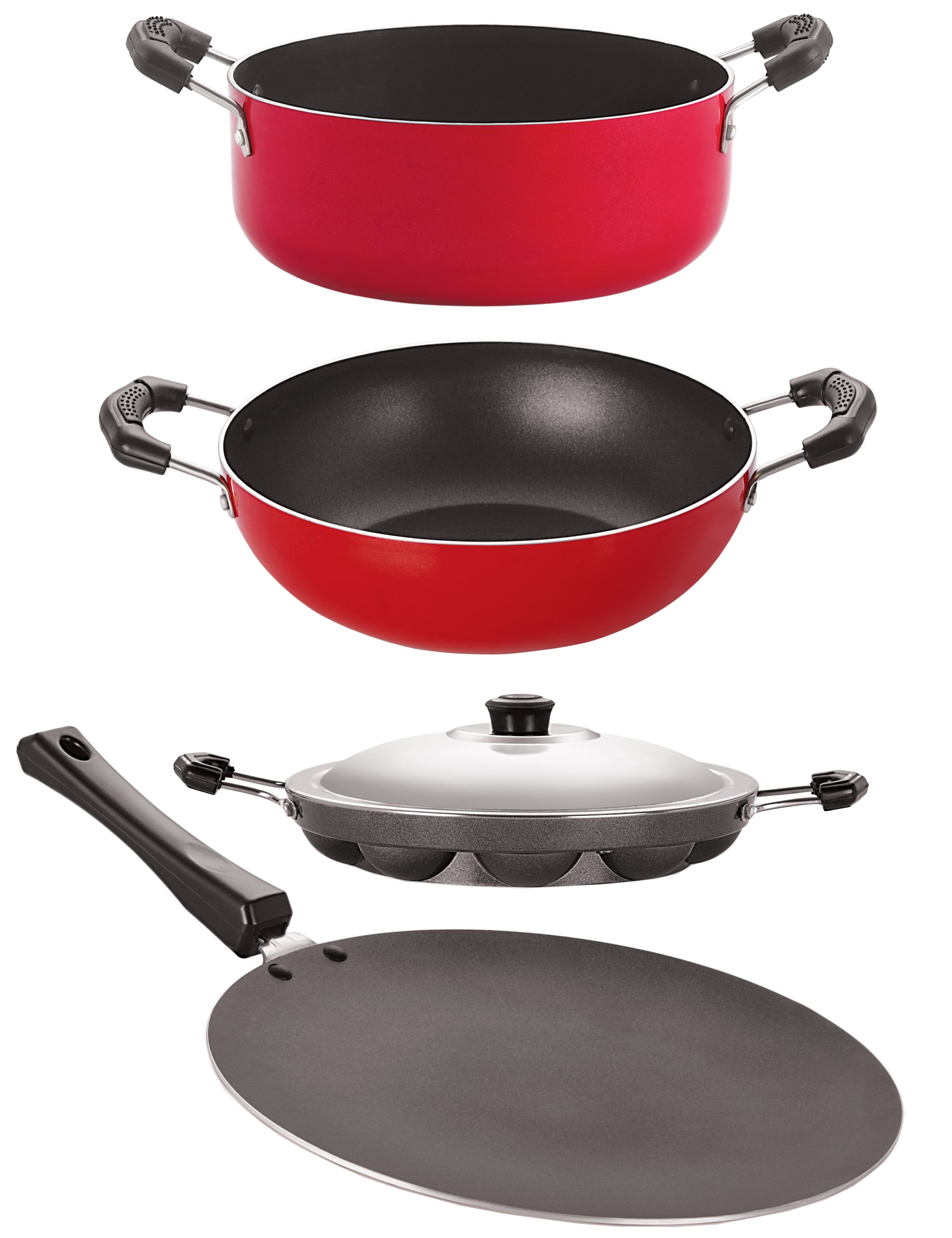 

Nirlon Nonstick Coated Dishwasher Safe Aluminium Kitchen Utencils Gift Set