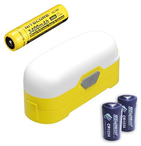 

Nitecore LR30 Camping Lantern -205 Lumens w NL189 2x FREE CR123A Batteries