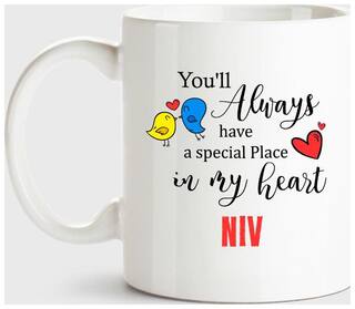 Niv Always Have A Special Place In My Heart Love White Coffee Name Ceramic Mug