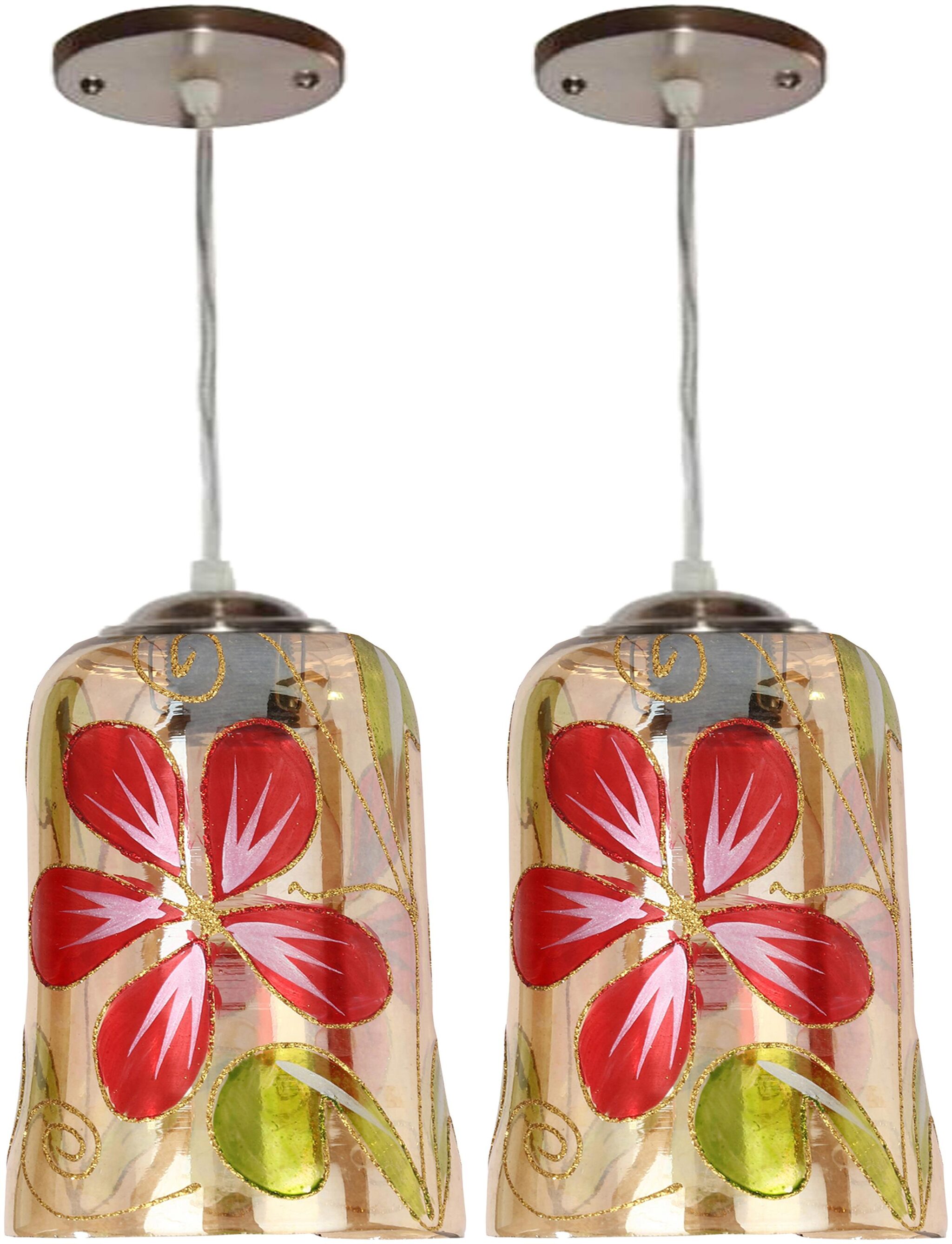 

Nogaiya Glass Hanging Lamps (Set of 2)