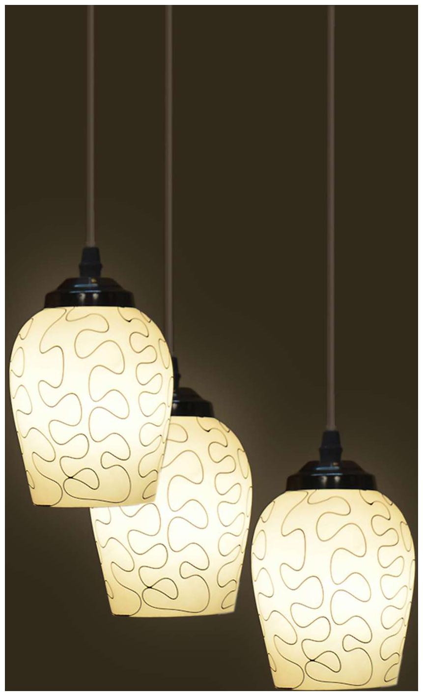 

NOGAIYA Pandent Ceiling Lamp (three Lamp) Colorful Decorative