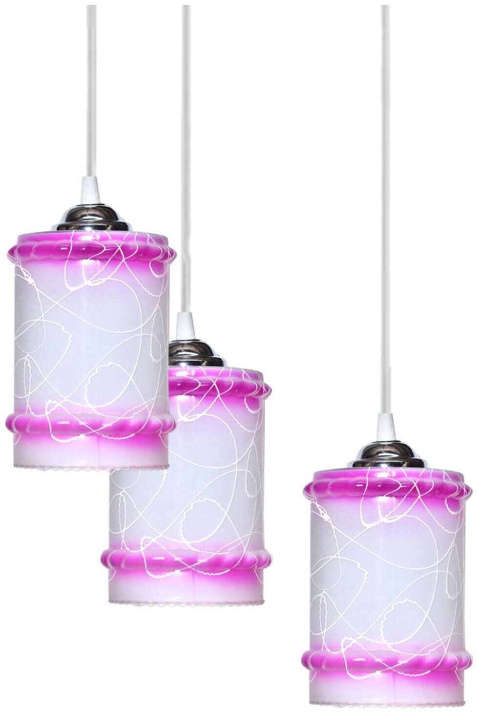 

NOGAIYA Pandent Ceiling Lamp (three Lamp) Colorful Decorative