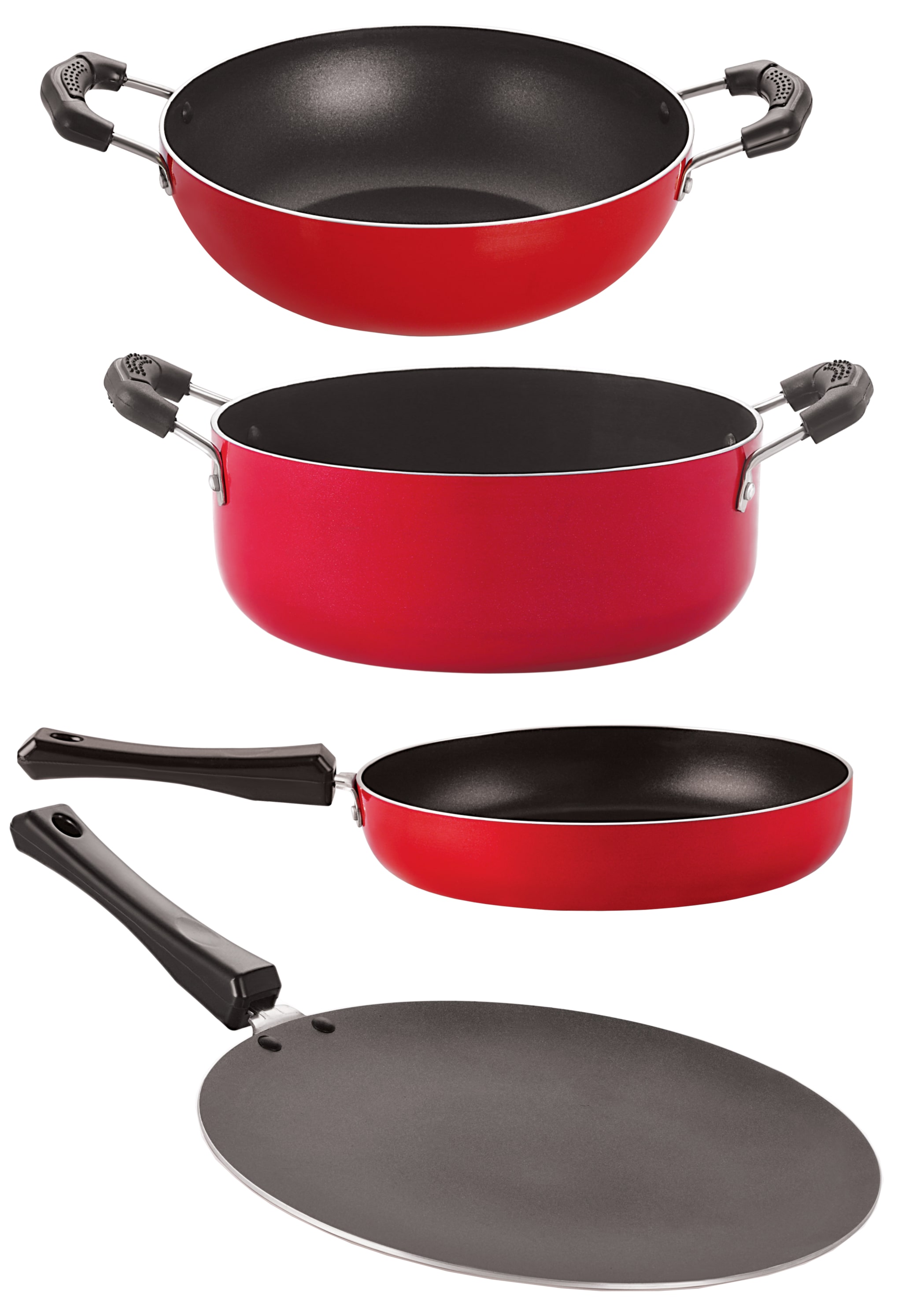 

Non stick Cookware Pots Pan Gift Set with Bakelite Handle 4 pcs