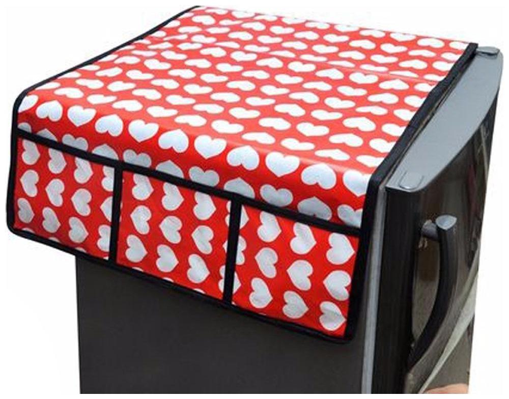 

Non Woven Fabric Refrigerator Top Cover - Red