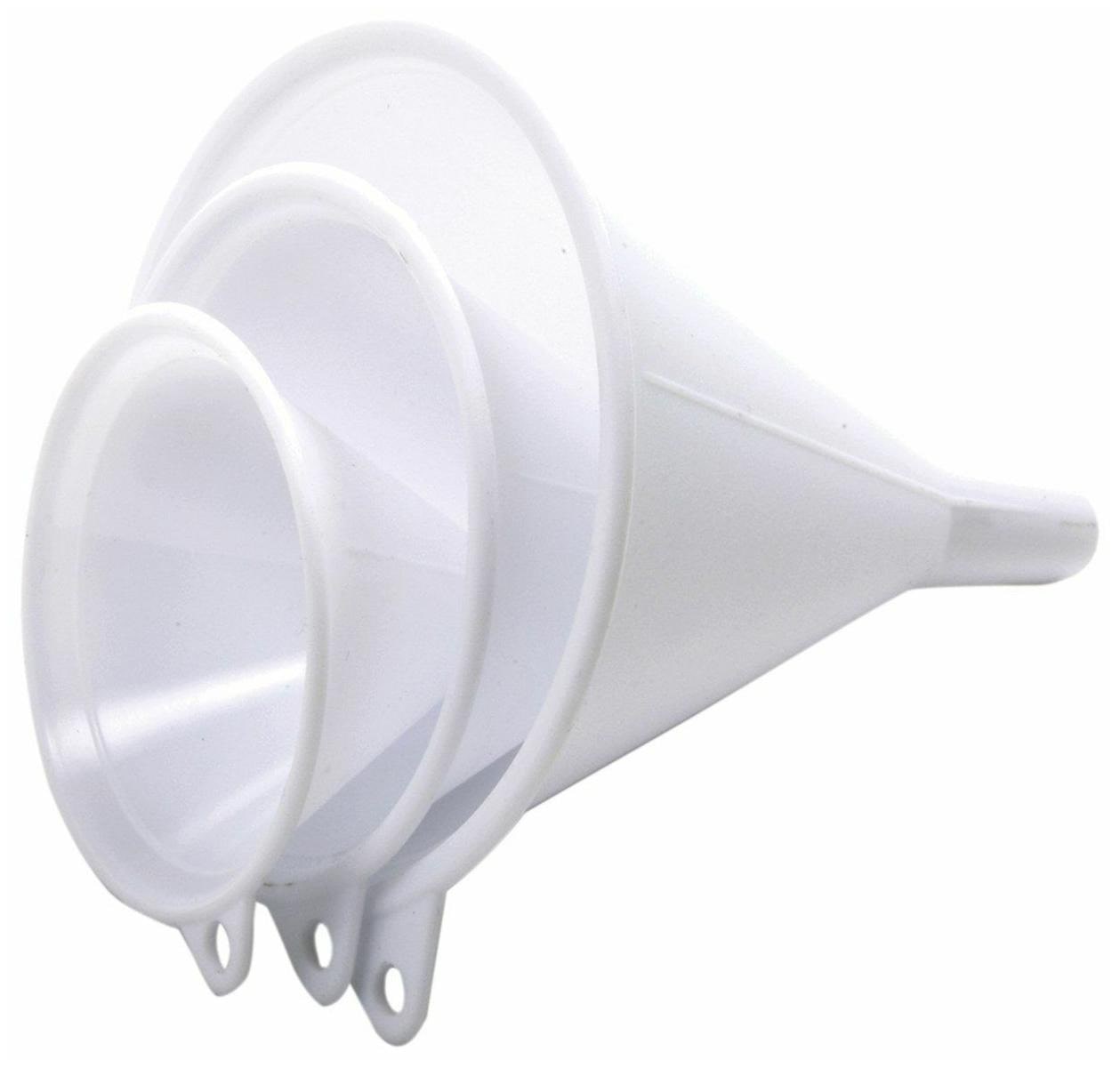 

Nopro - Plastic Funnel Set of 3