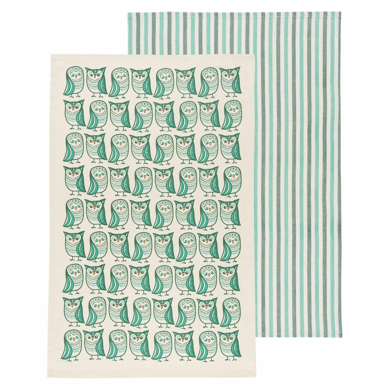 

Now Designs Kitchen Towel Hootenanny (set of 2) Multi-color