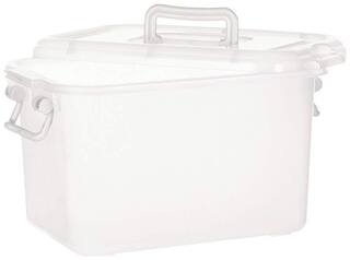 Now & Zen 10L Multipurpose Storgae box /Multipurpose storage box with lid/stackable/storage container/Plastic storage boxes/plastic storage container- Pack of 2