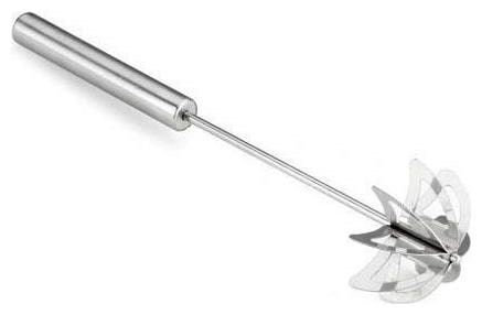 

Nueva Hand Blander Rawai Churner Mixi Blander Push Press Stainless Steel Power Free Kitchenware Spring Rawai Stainless Steel