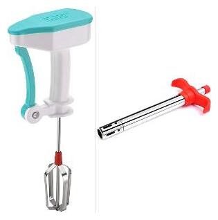

Nueva Power Free Manual Hand Blender Gas Lighter Combo