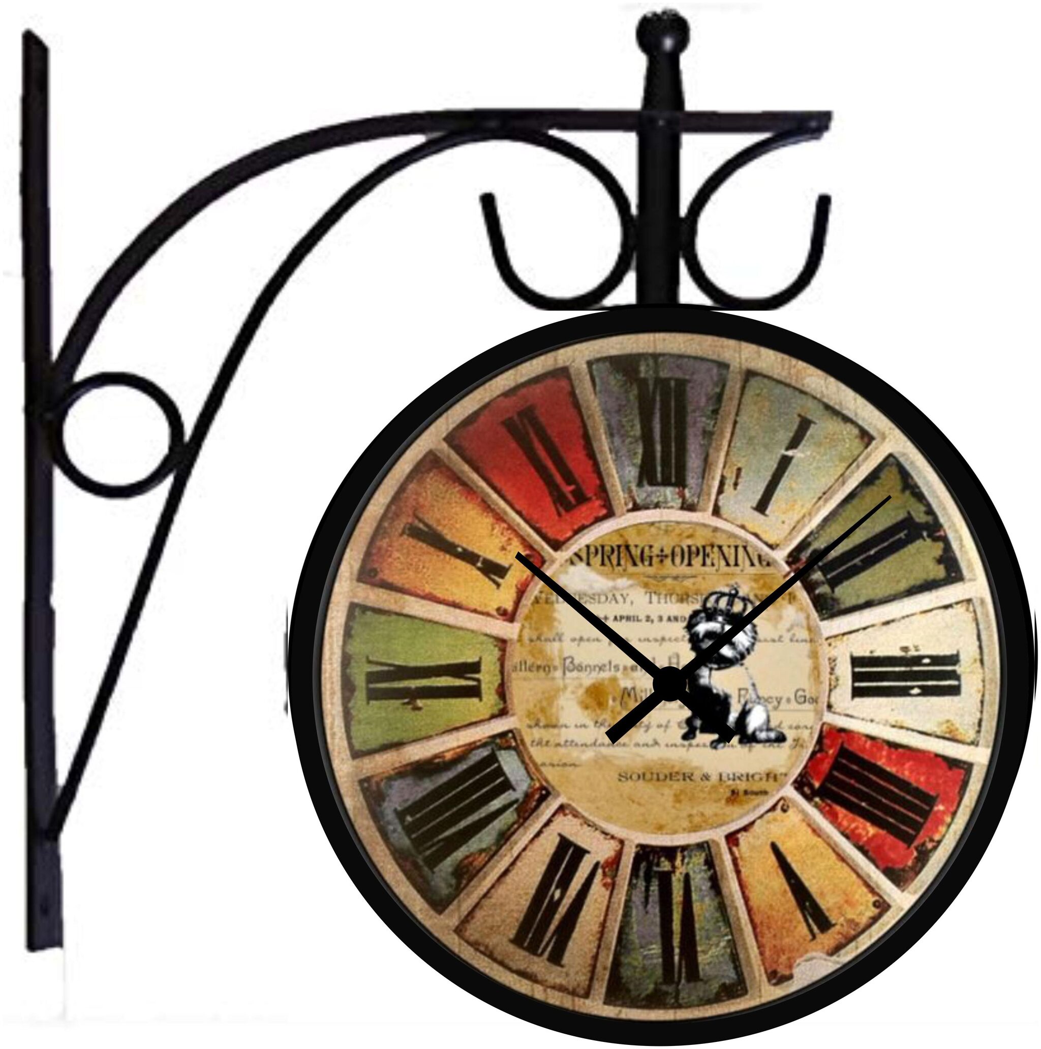 

Nutts Metal Analog Wall clock ( Set of 1 )