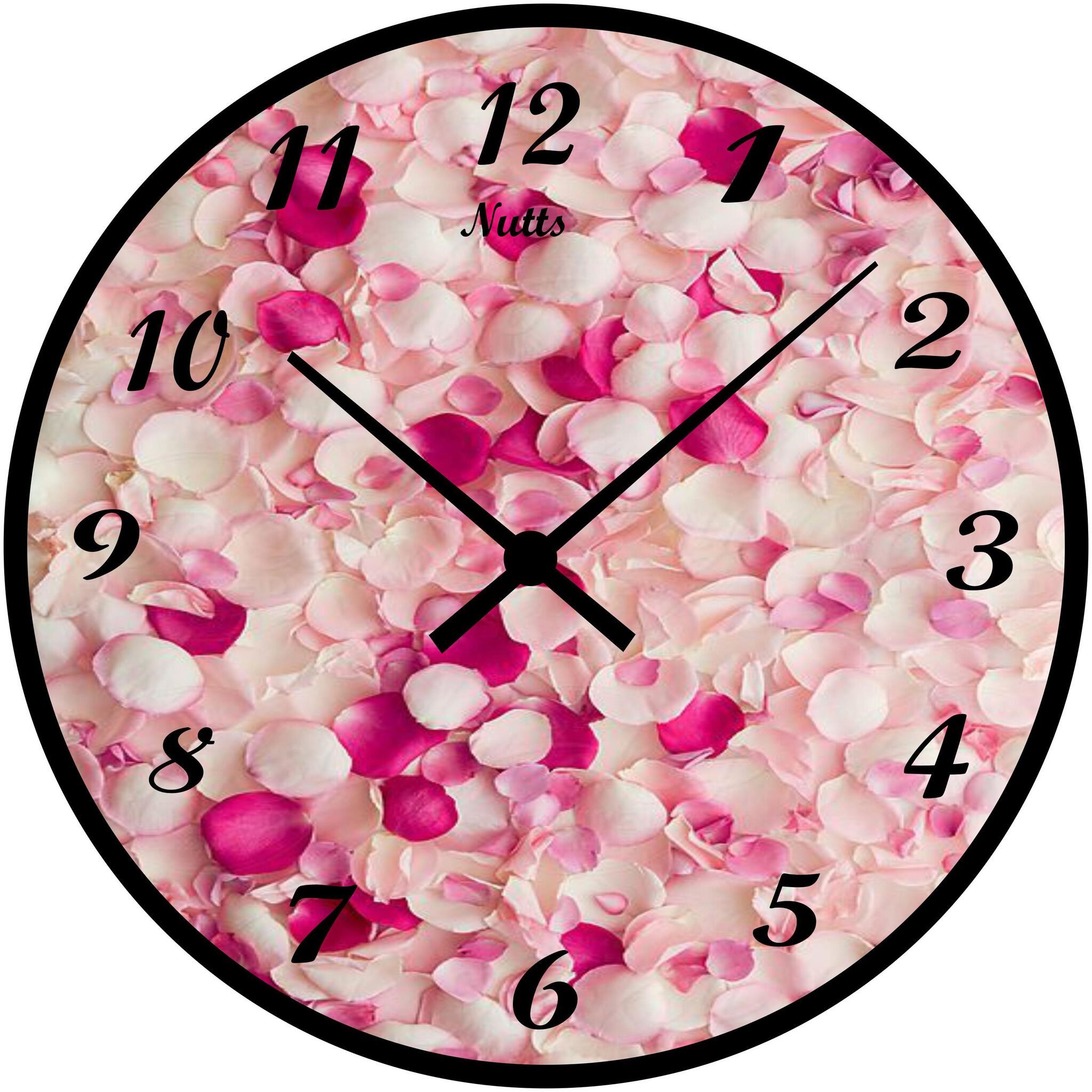 

Nutts Plastic Analog Wall clock ( Set of 1 )