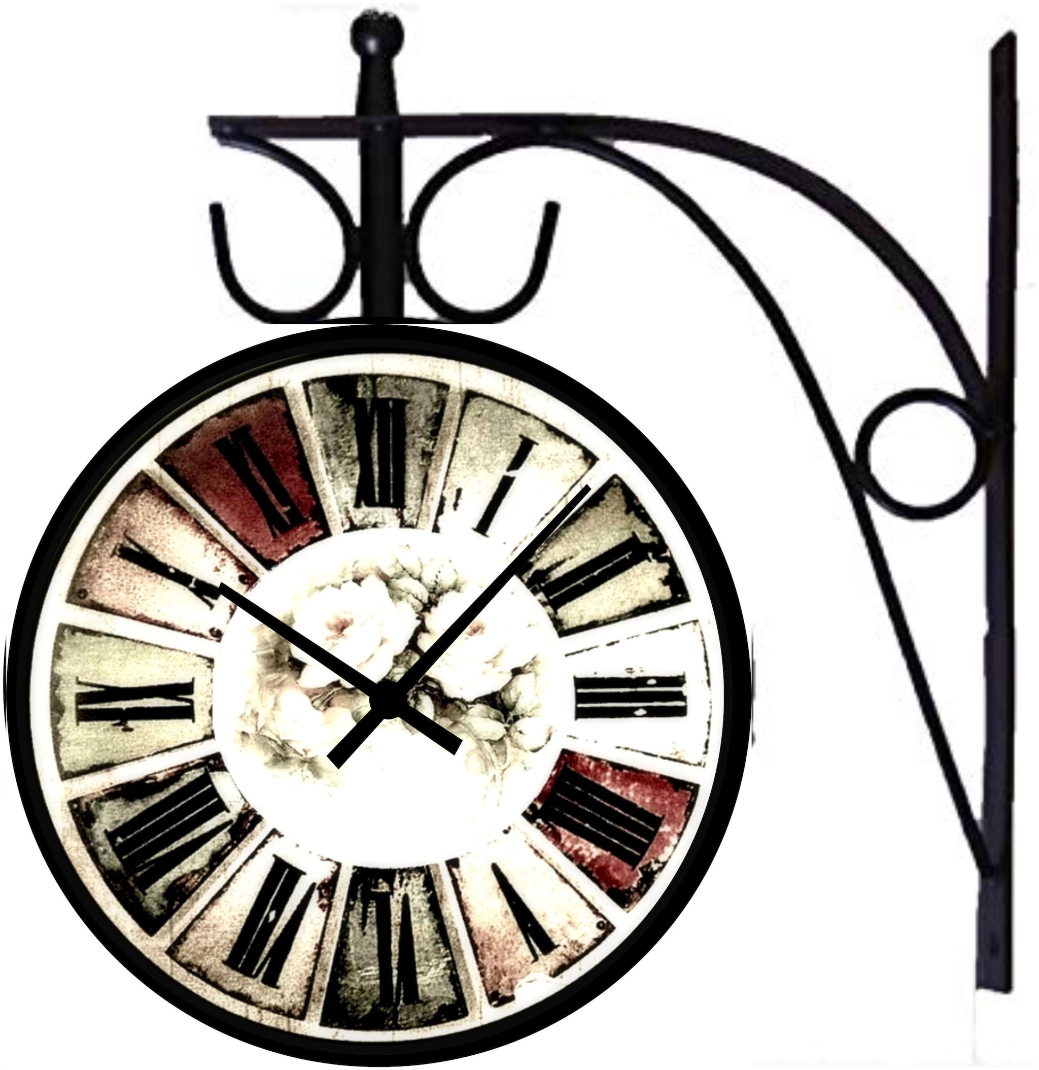 

Nutts Metal Analog Wall clock ( Set of 1 )