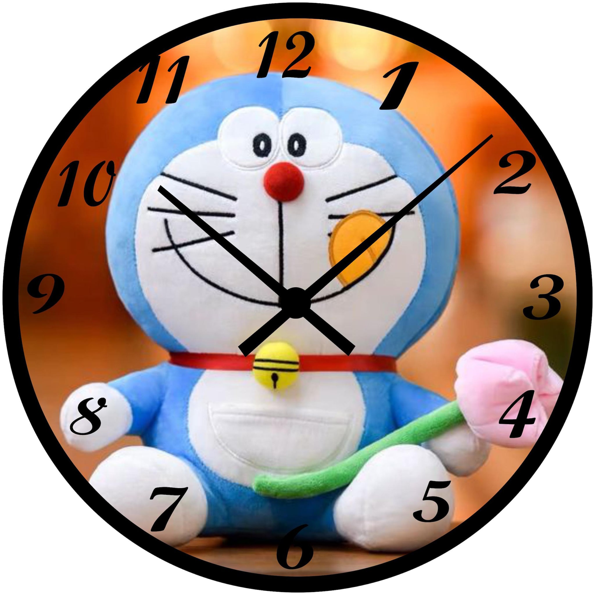 

Nutts Plastic Analog Wall clock ( Set of 1 )