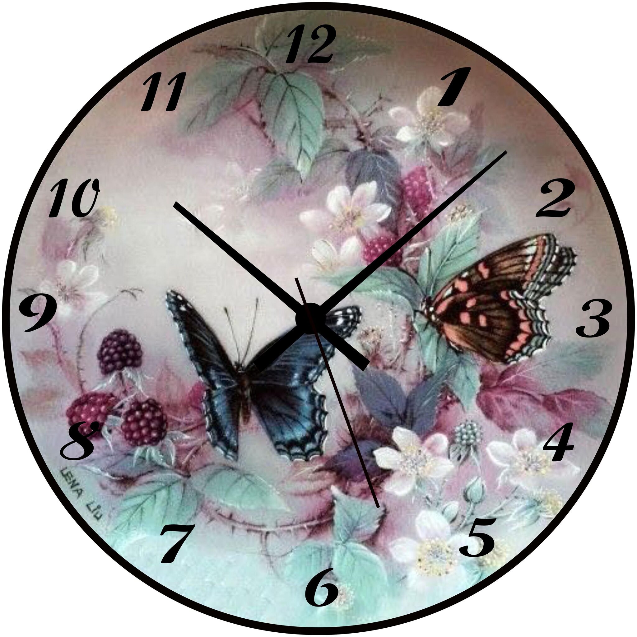 

Nutts Plastic Analog Wall clock ( Set of 1 )